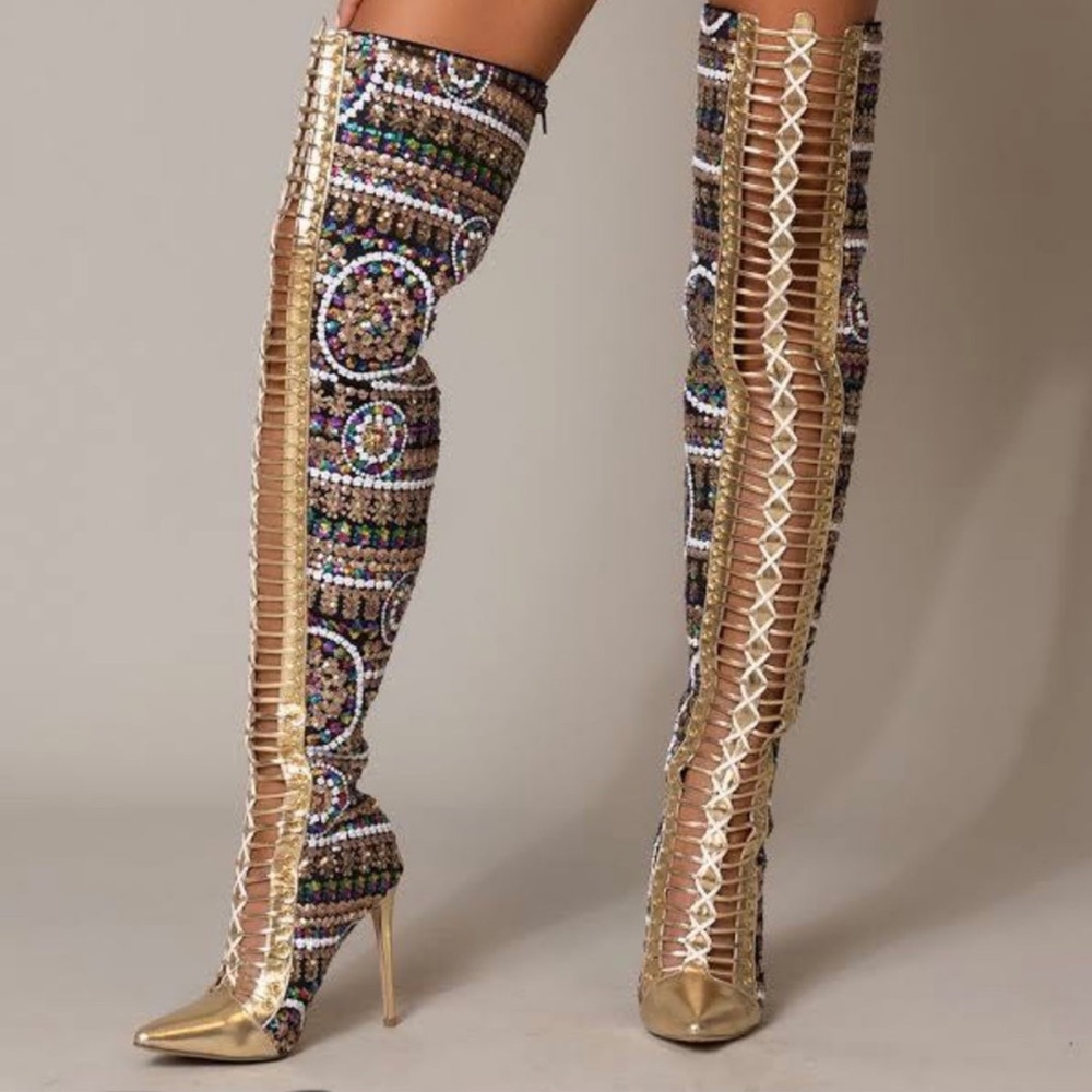 Thigh high Empire Boots